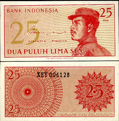 UNC Pick 15a INDONESIA 10 Sen 1945 
