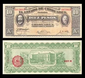 1987 P-88b banknote 5,000 A-UNC Mexico 5000 Pesos